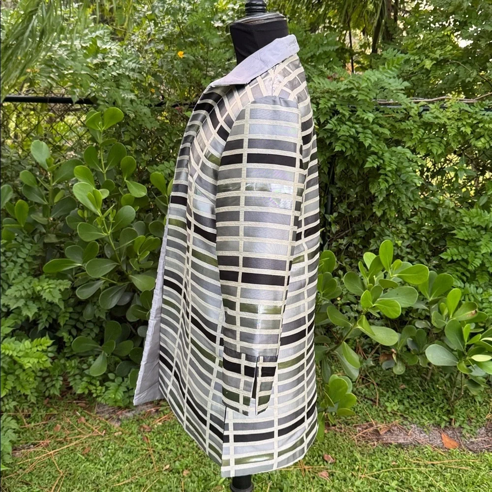 Grace Chuang metallic jacket, size Large - Picture 3 of 6